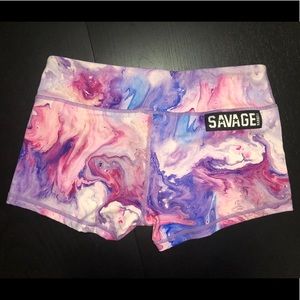 Savage Barbel booty shorts